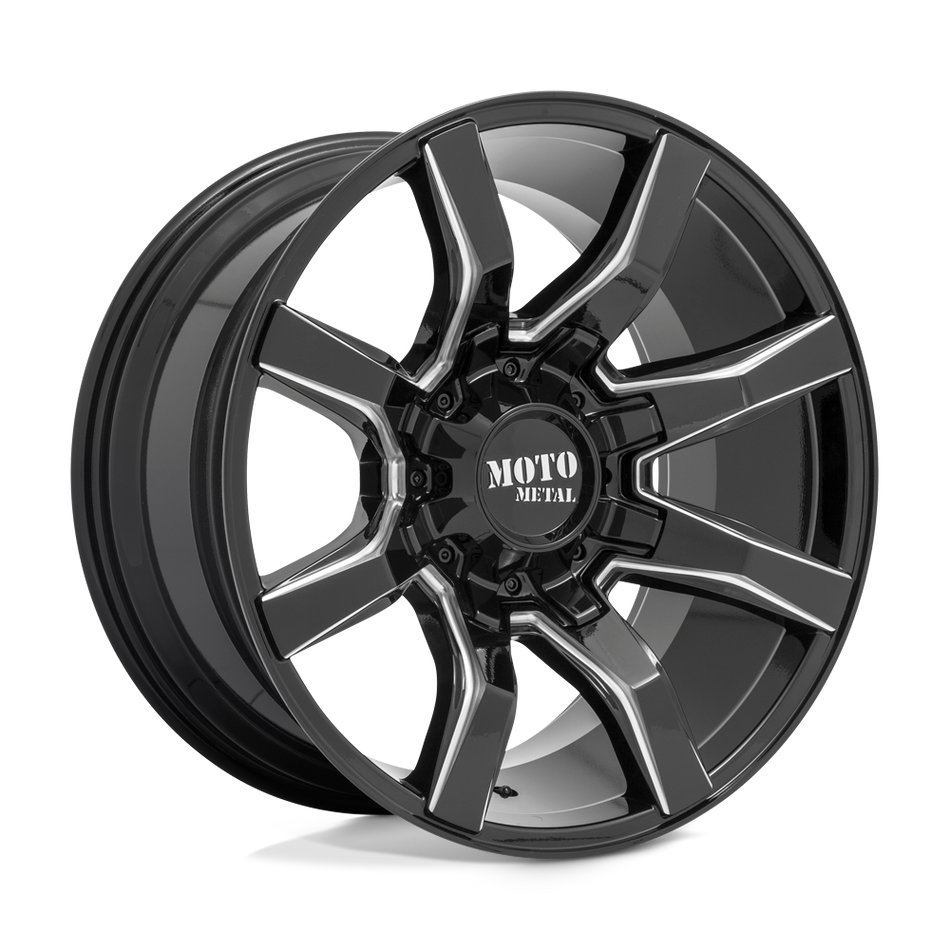 Moto Metal MO804 Spider - Gloss Black Milled